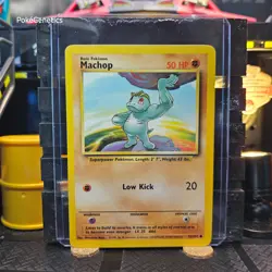 Machop Base Set Pokemon TCG 52/102 Unlimited Common - Image 1
