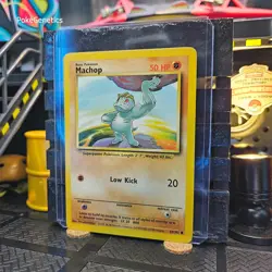 Machop Base Set Pokemon TCG 52/102 Unlimited Common - Image 2