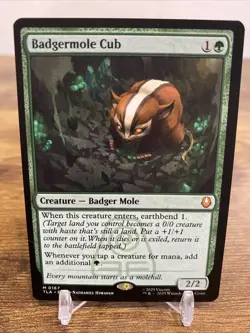 Badgermole Cub Avatar: The Last Airbender Regular Magic The Gathering TCG - Image 1