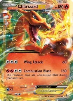 Charizard EX - 12/106 - Pokemon Flashfire XY Ultra Rare Card HP - Image 1