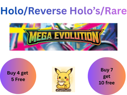 Pokemon TCG Mega Evolutions Singles Holo & Reverse Holo Near Mint/Mint English - Image 1