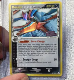 Deoxys 3/110 - EX Holon Phantoms Stamped Reverse Holo Rare Pokemon Card - Image 3
