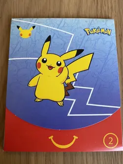 Pokemon 25th Anniversary McDonald's Booster Pack - 4 Cards Per Pack - Sealed - Image 1
