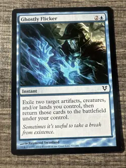 Ghostly Flicker Avacyn Restored Magic The Gathering MTG Card - Image 1