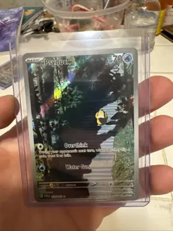 Pokemon TCG Psyduck Scarlet Violet-151 Holo Illustration Card 175/165 Rare - Image 1