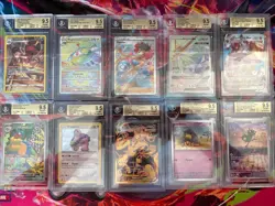 Pokemon 10x Graded Card Lot All Gem Mint English Bgs 9.5s Lot#6 - Image 1