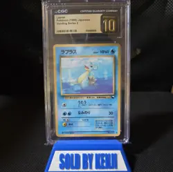CGC 10 PRISTINE Lapras 131 Vending Series 2 Japanese Pokemon Card - Image 1