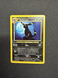 Pokemon TCG Umbreon Neo Discovery Holo Rare Card 13/75 - Image 1
