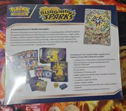 Pokemon TCG: Surging Sparks Pokemon Center ETB - Elite Trainer Box New & Sealed - Image 3