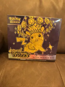 Pokemon TCG Surging Sparks Pokemon Center Elite Trainer Box ETB New and Sealed - Image 1