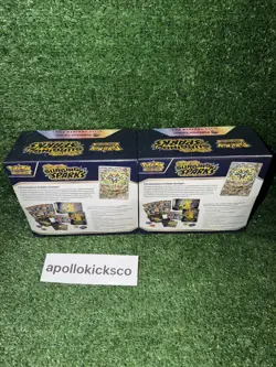 Pokemon TCG Surging Sparks Pokemon Center Elite Trainer Box ETB New/Sealed x 2 - Image 2