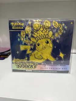 Pokemon TCG Surging Sparks Pokemon Center Elite Trainer Box ETB New and Sealed - Image 1
