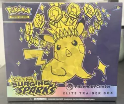 Pokemon TCG Surging Sparks Pokemon Center Elite Trainer Box ETB New & Sealed - Image 1