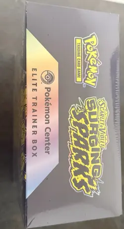 Pokemon TCG Surging Sparks Pokemon Center Elite Trainer Box ETB New & Sealed - Image 3