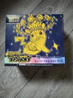 Pokemon TCG Surging Sparks Pokemon Center Elite Trainer Box ETB New and Sealed - Image 1