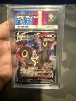 Pokemon TCG - Umbreon VMAX TG23/TG30 - Brilliant Stars - Graded - ACE 9 - Image 1