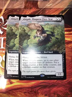 Abigale, Eloquent First-Year (Extended Art) Lorwyn Eclipsed Regular X2 - Image 1