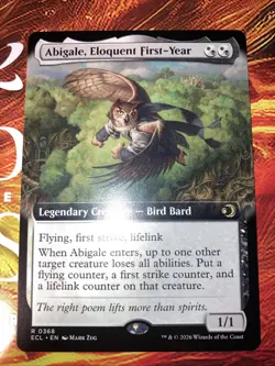 Abigale, Eloquent First-Year (Extended Art) Lorwyn Eclipsed Regular X2 - Image 4