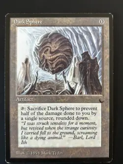 Magic The Gathering Dark Sphere, Artifact MTG - Image 1