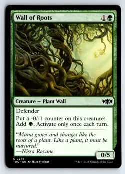 Wall of Roots -Commander: Tarkir: Dragonstorm - Image 1