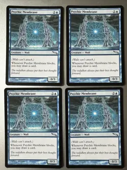 4x Psychic Membrane (NM) Mirrodin Uncommon MRD Magic the Gathering MTG Playset - Image 1