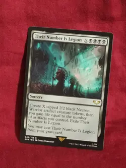 x1 Their Number Is Legion R MTG Commander: Universes Beyond: Warhammer 40,000 M/ - Image 3