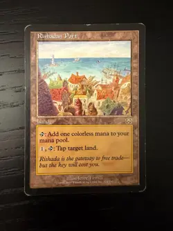 Magic the Gathering - Rishadan Port (Mercadian Masques, Rare) - Image 1