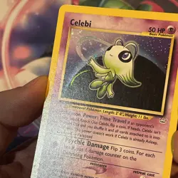 Celebi ⭐ 3/64 Holo Rare Neo Revelation 2001 Pokemon - Image 5