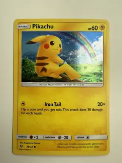 Pokemon TCG - Pikachu Cosmo Holo Costco Canada 28/73 - Shining Legends - Image 1