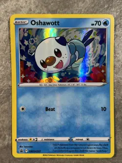 Oshawott SWSH222 Pokemon TCG Card Promo Cards Holo Black Star (Near Mint) NM - Image 1