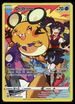 2022 Pokemon Brilliant Stars TG07 Dedenne NM - Image 1