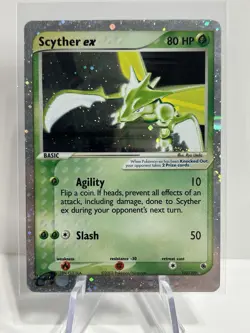 Pokemon Scyther ex 102/109 Ruby and Sapphire Holo Ultra Rare EX English - Image 1