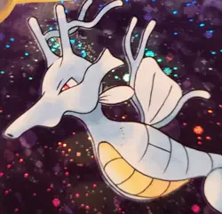 Pokemon Kingdra Neo Genesis 1st Edition Holo Rare 8/111 Holo Swirl NM - Image 3