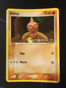 Pokemon TCG EX Emerald Baltoy Holo 43/106 - Image 1