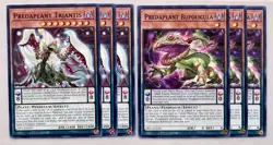 Yugioh! 3x Predaplant Triantis + 3x Predaplant Bufolicula DIFO Common 1st Ed NM - Image 1