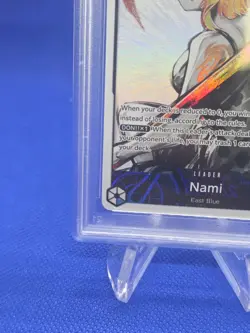 One Piece Pillars of Strength Nami OP03-040 Parallel Alternate Art Leader PSA 10 - Image 5