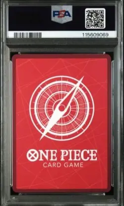 2023 JAPANESE ONE PIECE CARD OP03-040 NAMI ALTERNATE ART PSA 10 BANDAI NAMCO JPN - Image 2