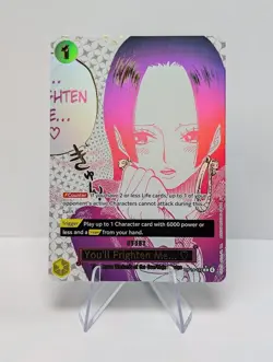 One Piece TCG OP14-118 You’ll Frighten Me. AA Alt Art Card Game CCG ENGLISH - Image 1