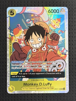 One Piece #OP07-109 Monkey. D. Luffy Super Rare SR 500 Years In The Future - Image 1