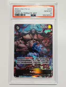 One Piece Two Legends - Kaido SR Alternate Alt Art Parallel #OP08-079 PSA 10 ENG - Image 1