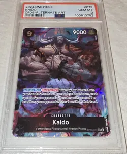2024 One Piece TCG Two Legends KAIDO SR Alt Art PSA 10💎 English OP08-079 - Image 1