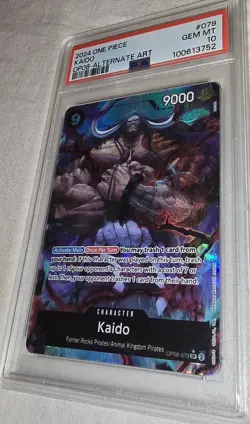 2024 One Piece TCG Two Legends KAIDO SR Alt Art PSA 10💎 English OP08-079 - Image 3