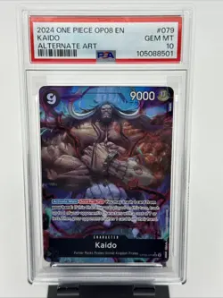 OP08-079 2024 One Piece CCG TCG Two Legends KAIDO SR Alt Art PSA 10💎 English - Image 3