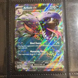 Pokemon TCG Card Arbok ex 024/165 Scarlet & Violet 151 English Holo Rare - Image 1
