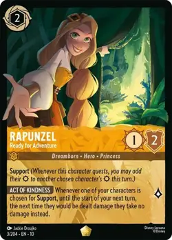 Rapunzel Ready for Adventure 3/204 Whispers in the Well Non-Foil Disney Lorcana - Image 1