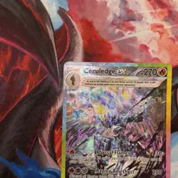 Ceruledge EX 147/131 SIR Prismatic Evolutions Holo Pokemon TCG Card Near Mint - Image 3