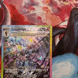 Ceruledge EX 147/131 SIR Prismatic Evolutions Holo Pokemon TCG Card Near Mint - Image 4