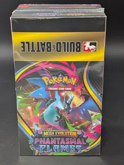 Pokemon TCG Phantasmal Flames - Build And Battle Display Sealed (10 Boxes) - Image 1