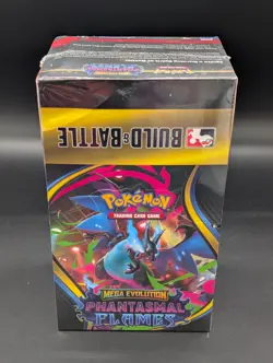 Pokemon TCG Phantasmal Flames - Build And Battle Display Sealed (10 Boxes) - Image 1