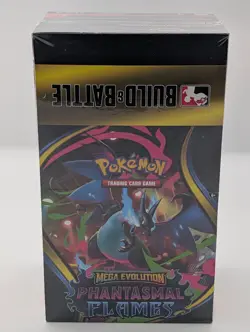 Pokemon TCG Phantasmal Flames - Build And Battle Display Sealed (10 Boxes) - Image 1